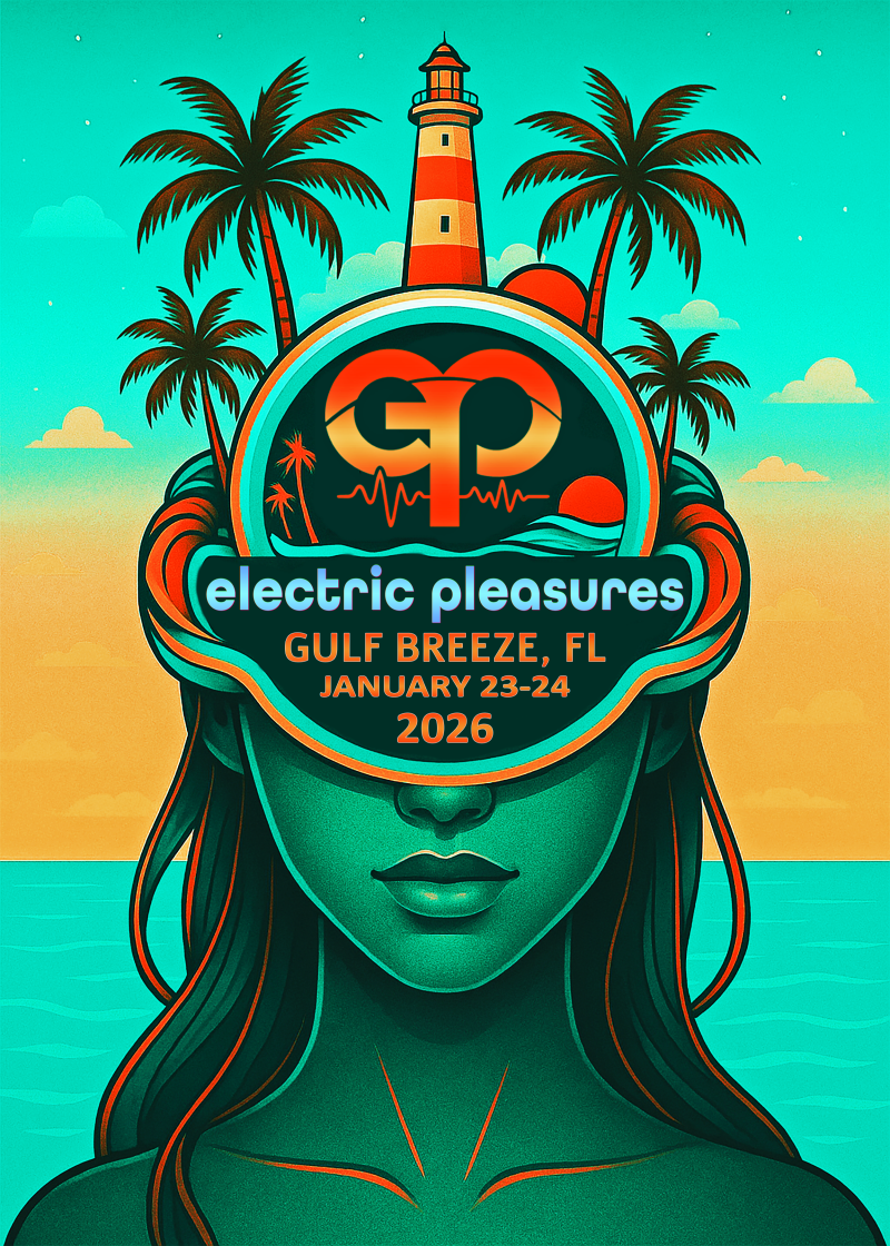 Electric Pleasures Gulf Breeze poster